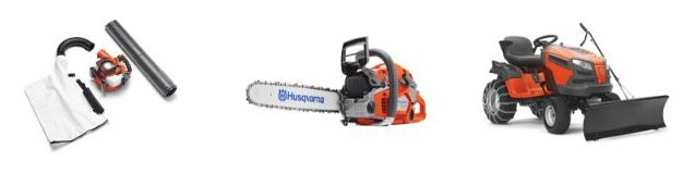 Originaldelar och originaltillbehör för motorsågar och åkgräsklippare