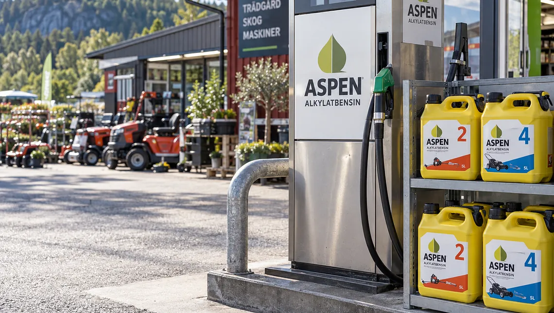 Aspen Bränslepump vid Skogsbutiken