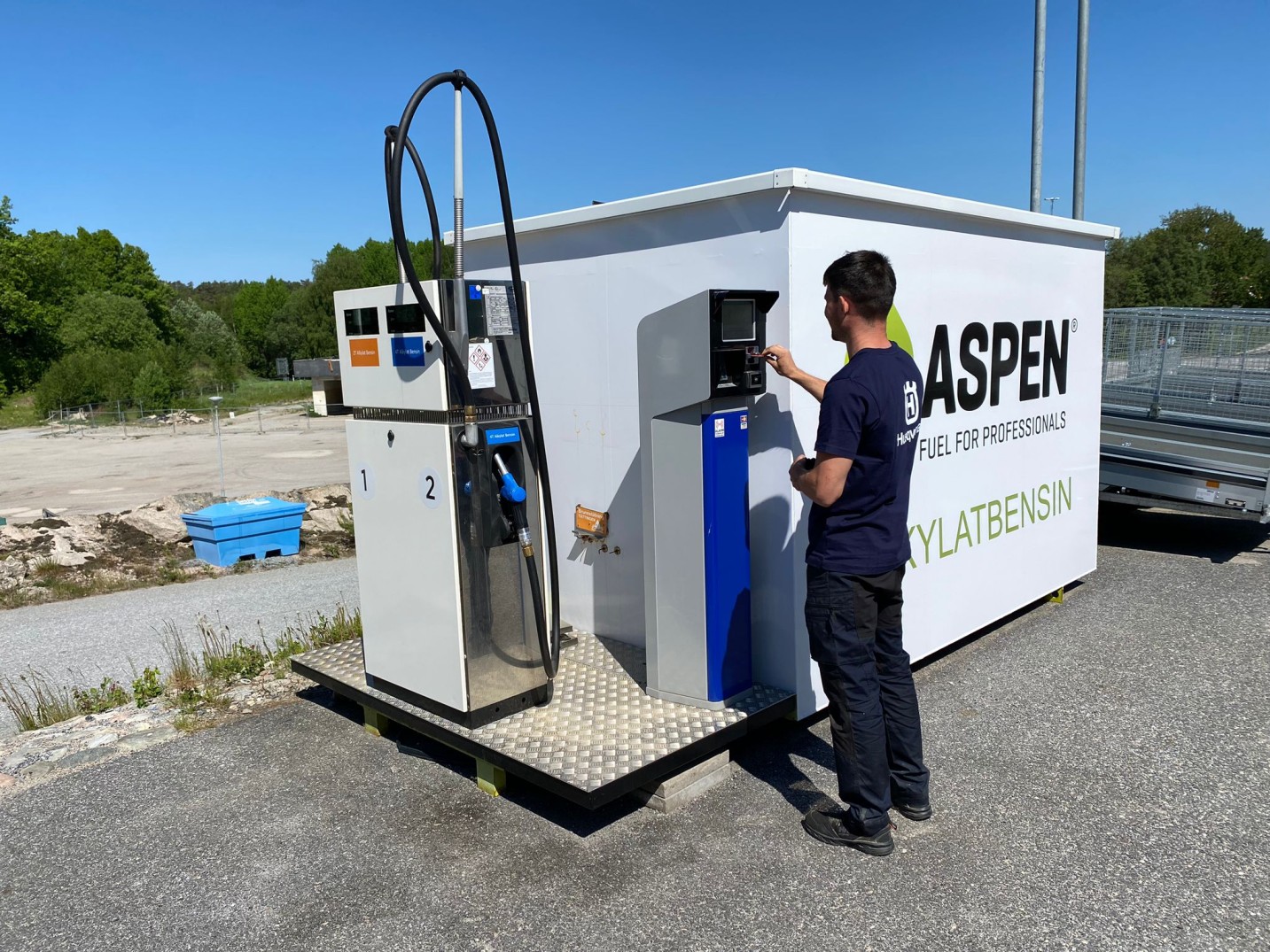 Aspen Alkylatbensin Lösvikt, betala med kort
